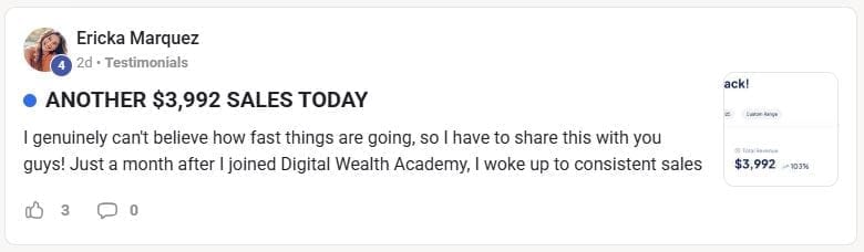 Ericka Marquez testimonial