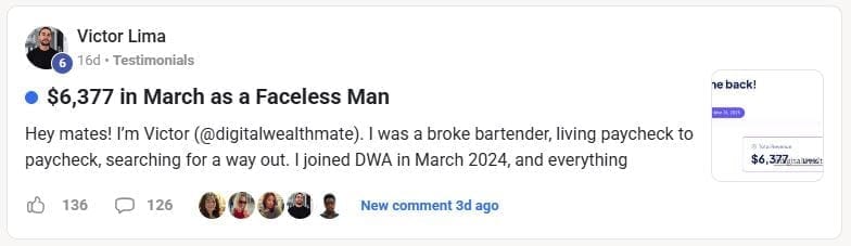 Victor Lima testimonial